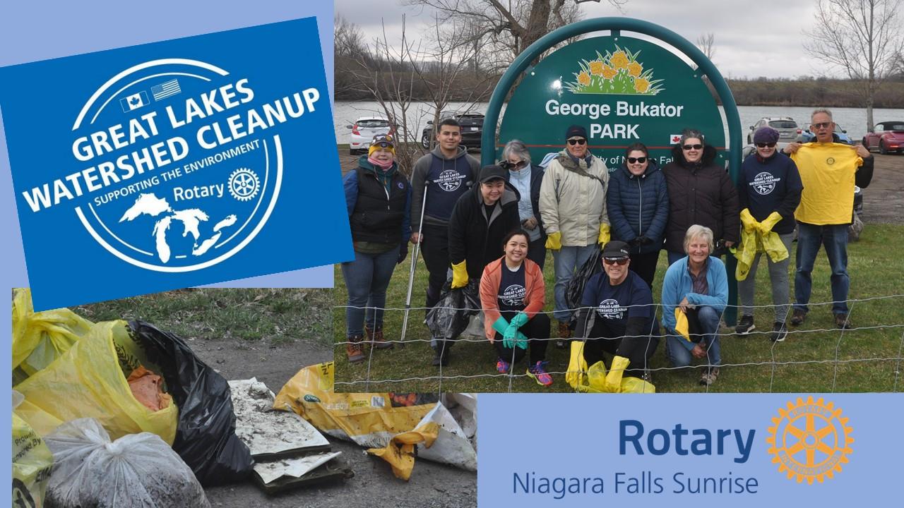 Great Lakes Cleanup 2022 Rotary Club of Niagara Falls Sunrise